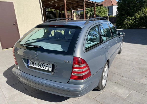 Mercedes-Benz Klasa C cena 19900 przebieg: 219000, rok produkcji 2004 z Myślibórz małe 211